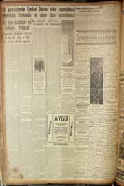 Página do jornal Correio do Ceará de julho de 1947