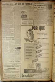 Página do jornal Correio do Ceará de julho de 1947