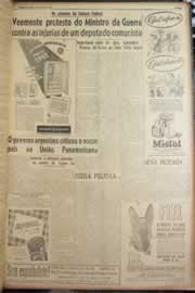 Página do jornal Correio do Ceará de julho de 1947