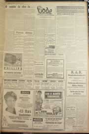 Página do jornal Correio do Ceará de julho de 1947