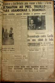 Página do jornal Correio do Ceará de agosto de 1947