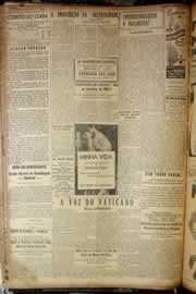 Página do jornal Correio do Ceará de agosto de 1947
