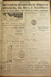 Página do jornal Correio do Ceará de agosto de 1947