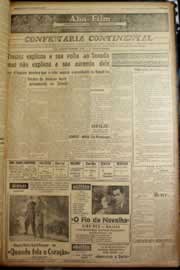 Página do jornal Correio do Ceará de agosto de 1947