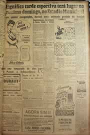 Página do jornal Correio do Ceará de agosto de 1947