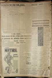Página do jornal Correio do Ceará de agosto de 1947