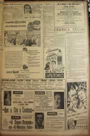 Página do jornal Correio do Ceará de agosto de 1947