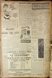Página do jornal Correio do Ceará de agosto de 1947