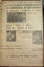 Página do jornal Correio do Ceará de agosto de 1947