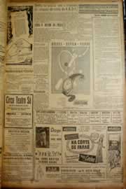 Página do jornal Correio do Ceará de agosto de 1947