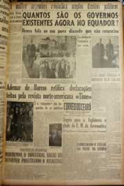 Página do jornal Correio do Ceará de setembro de 1947