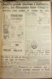 Página do jornal Correio do Ceará de setembro de 1947