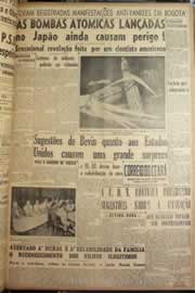 Página do jornal Correio do Ceará de setembro de 1947