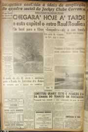 Página do jornal Correio do Ceará de setembro de 1947