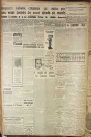 Página do jornal Correio do Ceará de setembro de 1947