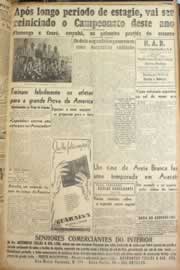 Página do jornal Correio do Ceará de setembro de 1947