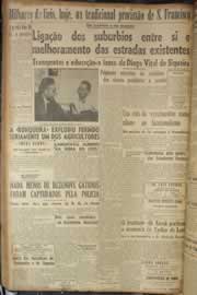 Página do jornal Correio do Ceará de outubro de 1947