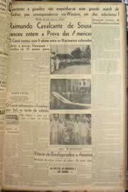 Página do jornal Correio do Ceará de outubro de 1947