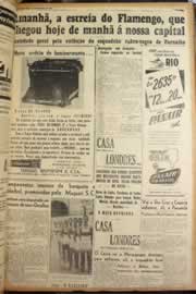 Página do jornal Correio do Ceará de outubro de 1947