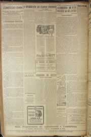 Página do jornal Correio do Ceará de outubro de 1947