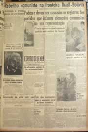 Página do jornal Correio do Ceará de outubro de 1947