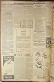Página do jornal Correio do Ceará de novembro de 1947