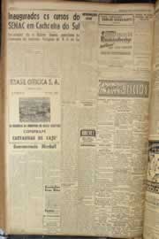 Página do jornal Correio do Ceará de novembro de 1947