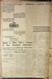 Página do jornal Correio do Ceará de dezembro de 1947