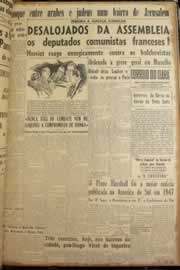Página do jornal Correio do Ceará de dezembro de 1947