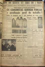 Página do jornal Correio do Ceará de dezembro de 1947