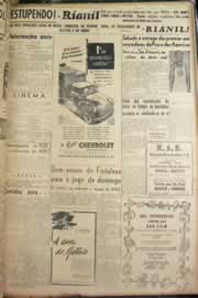 Página do jornal Correio do Ceará de dezembro de 1947