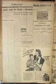 Página do jornal Correio do Ceará de dezembro de 1947