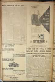 Página do jornal Correio do Ceará de dezembro de 1947