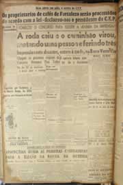 Página do jornal Correio do Ceará de dezembro de 1947