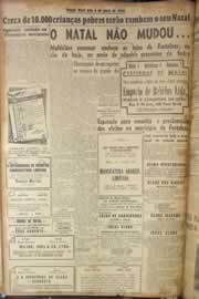 Página do jornal Correio do Ceará de dezembro de 1947