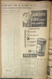 Página do jornal Correio do Ceará de dezembro de 1947