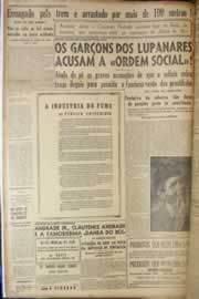 Página do jornal Correio do Ceará de janeiro de 1949