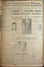Página do jornal Correio do Ceará de janeiro de 1949