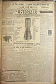 Página do jornal Correio do Ceará de janeiro de 1949