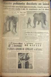 Página do jornal Correio do Ceará de janeiro de 1949