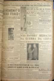 Página do jornal Correio do Ceará de janeiro de 1949