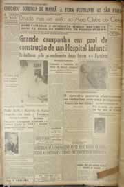 Página do jornal Correio do Ceará de janeiro de 1949