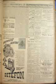 Página do jornal Correio do Ceará de janeiro de 1949
