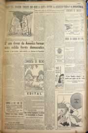 Página do jornal Correio do Ceará de janeiro de 1949