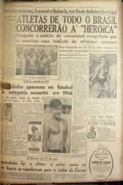 Página do jornal Correio do Ceará de janeiro de 1949