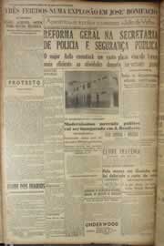 Página do jornal Correio do Ceará de janeiro de 1949