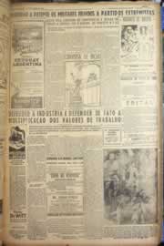 Página do jornal Correio do Ceará de janeiro de 1949