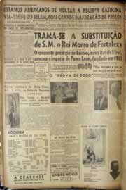 Página do jornal Correio do Ceará de fevereiro de 1949