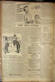 Página do jornal Correio do Ceará de fevereiro de 1949