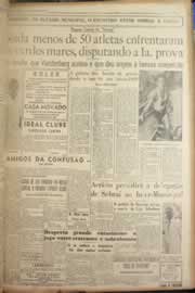Página do jornal Correio do Ceará de fevereiro de 1949
